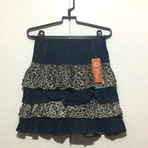 New With Tags Blue Denim Mini Skirt